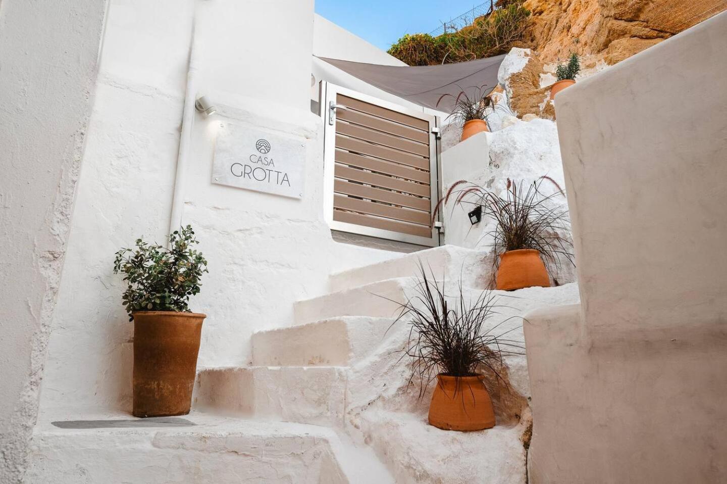 Casa Grotta With Sea & Cave View Hotell Matala Eksteriør bilde
